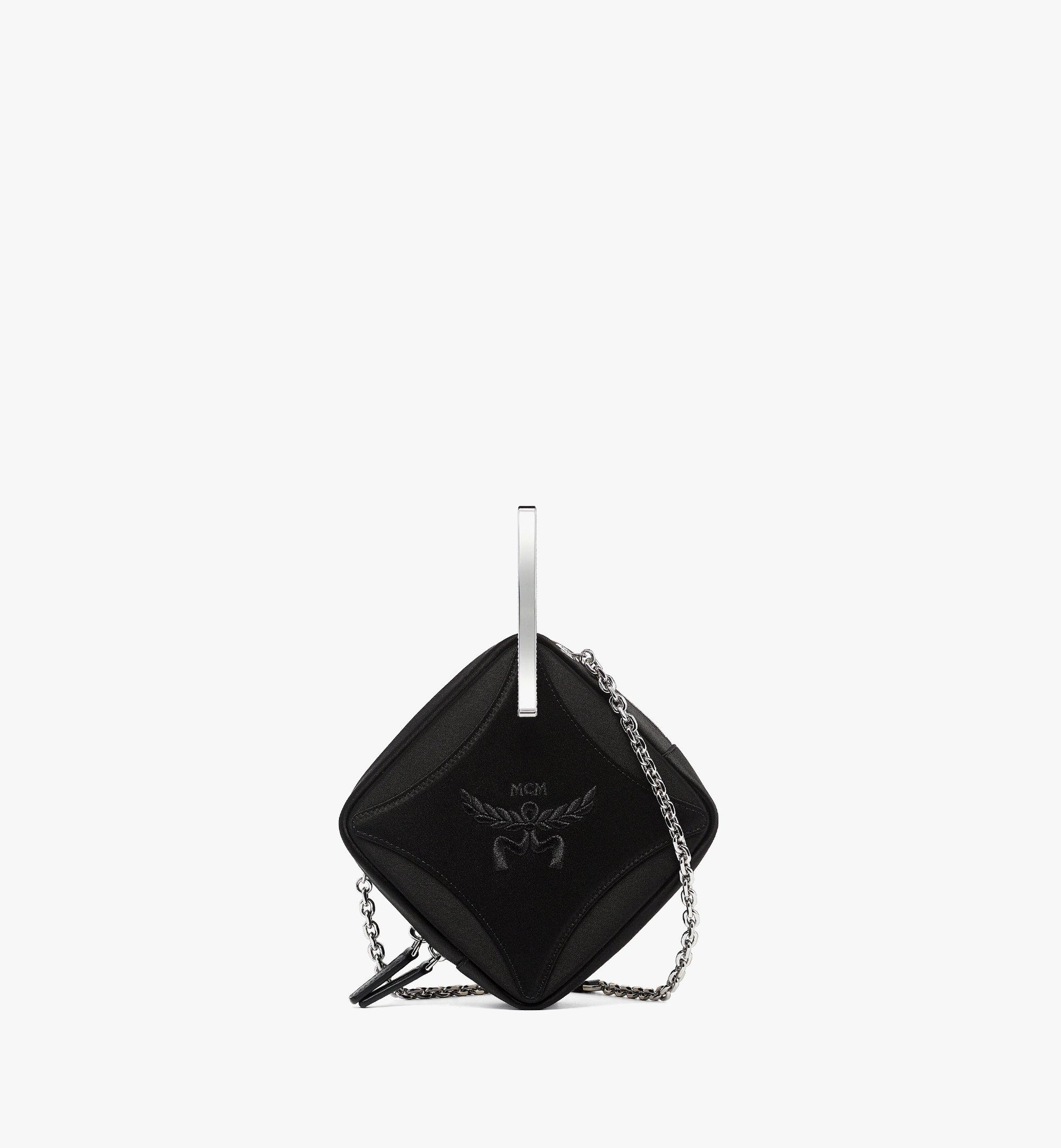 Diamond Logo Crossbody in Silk Satin Nylon 1